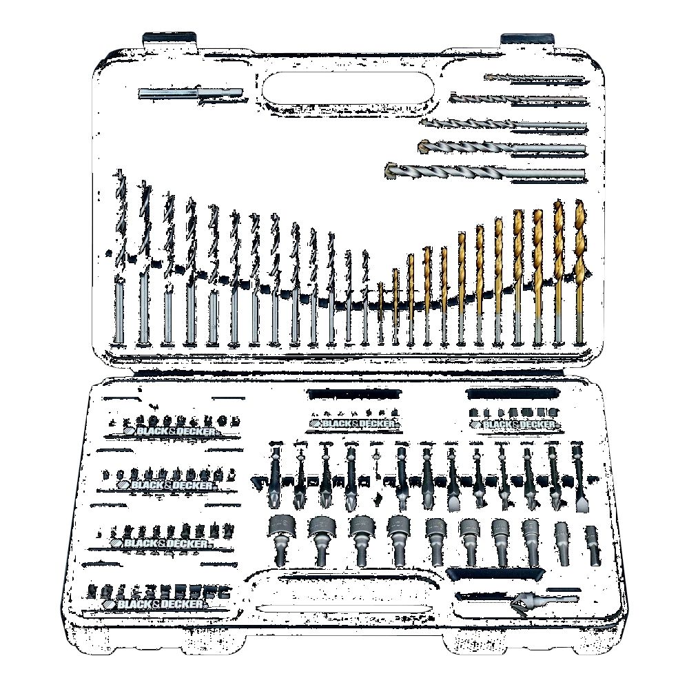 109-djelni set BIT nastavaka i svrdla Black &amp; Decker A7200 slika 1