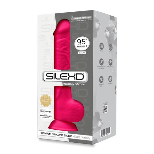 Dildo SILEXD Model 1 (9.5) Pink slika 1