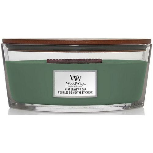 WOODWICK CLASSIC ELIPSE, svijeća mirisna Mint leaves & oak slika 1