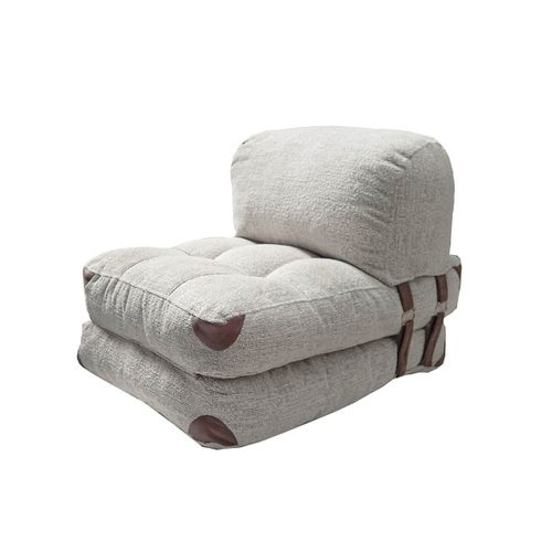 Sivi Teddy Jednosedačka Sofa na Razvlačenje slika 3