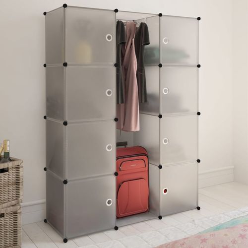 Modularni Kabinet s 9 Odjeljaka 37 x 115 x 150 cm Bijeli slika 39