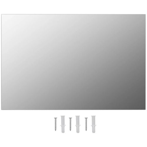 Zidno ogledalo 60 x 40 cm pravokutno stakleno slika 2