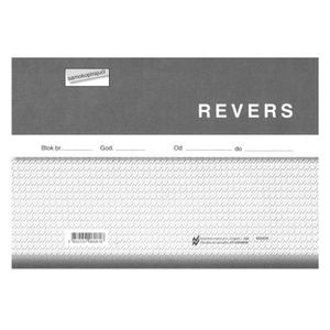 I-97/NCR REVERS; Blok 100 listova, 21 x 14,8 cm