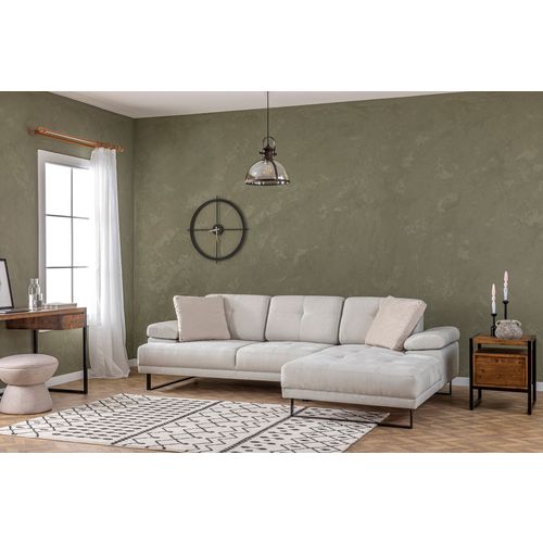 Atelier Del Sofa Kutna garnitura, Bež, Mustang Small Right - Beige slika 2