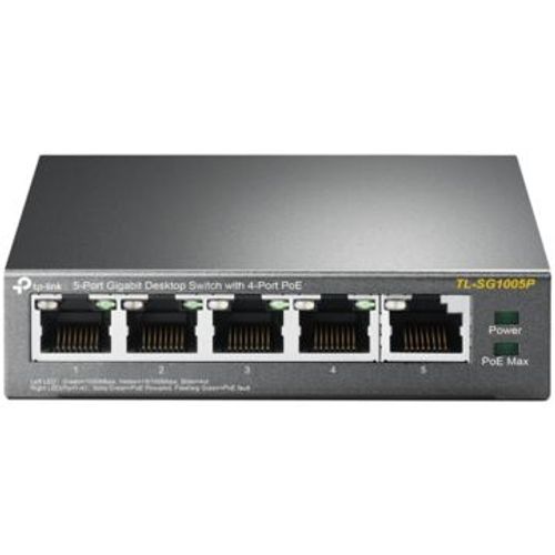 TP-Link 5-Port Gigabit Desktop Switch with 4-Port PoE slika 1