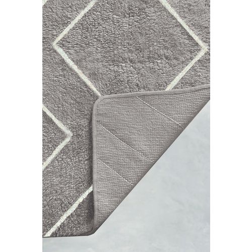 Longan - Grey Grey Bathmat Set (2 Pieces) slika 3