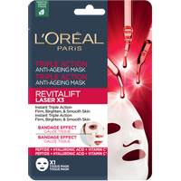 L'Oreal Paris Revitalift Laser X3 Triple Action maska za lice u maramici 28g