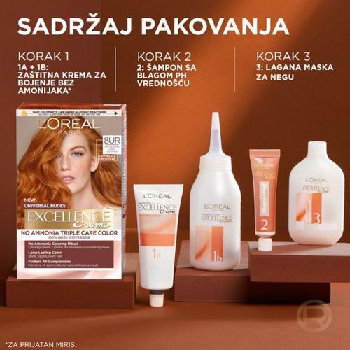 L'Oreal Paris Excellence Universal Nudes boja za kosu 8UC slika 3