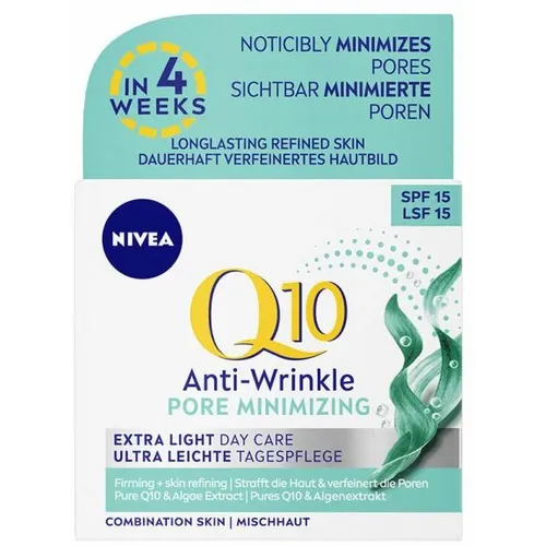 NIVEA Q10+ Anti Wrinkle  Pore Minimizing lagana dnevna krema protiv bora - mešovita koža 50ML slika 1
