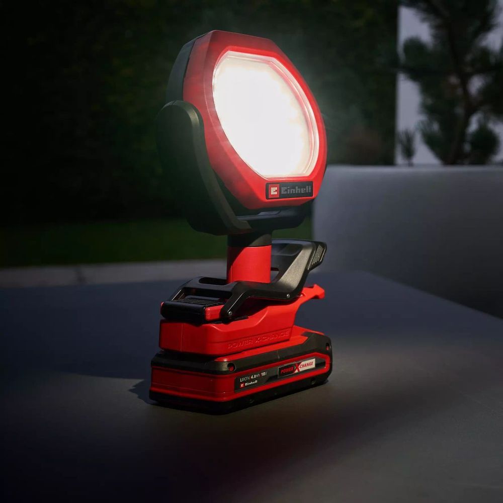 Einhell PXC aku vanjska svjetiljka GC-OL 18/1500 Li Solo + Baterija 4 Ah 18V i punjač slika 5