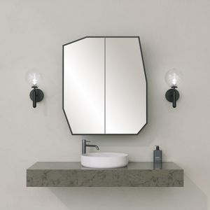 Quartz Cabinet - Black Black Bathroom Cabinet