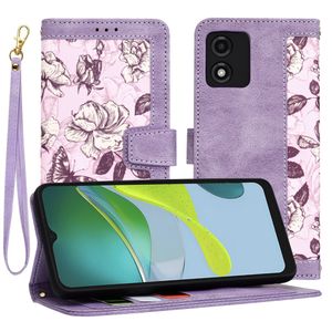 Techsuit FlipCraft preklopna torbica za Motorola Moto E13 – Mysterious Purple