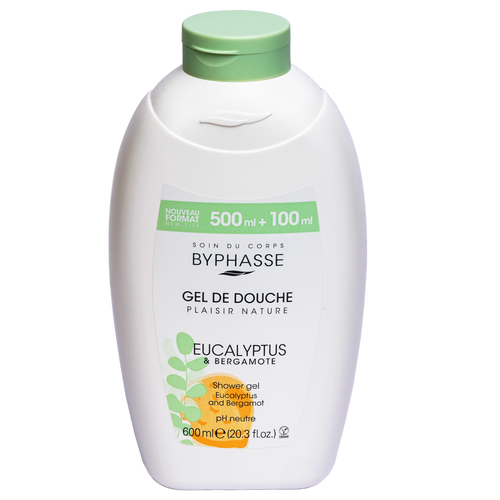 Byphasse gel za tuširanje Eucalyptus & Bergamo 600ml  slika 1