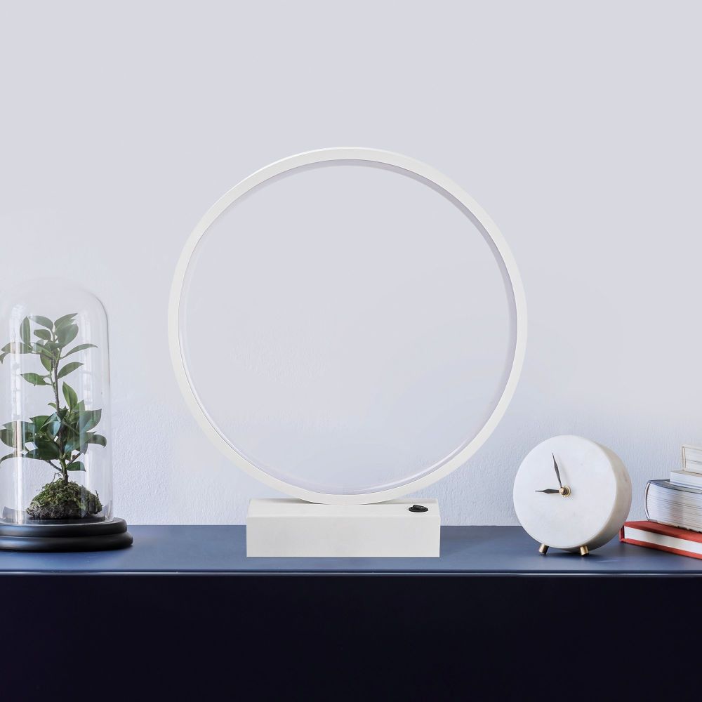 Halka - 13308 Bijela Stolna Lampa slika 3