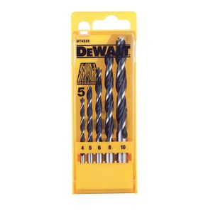 Dewalt svrdla za drvo 4, 5, 6, 8, 10 mm - set DT4535