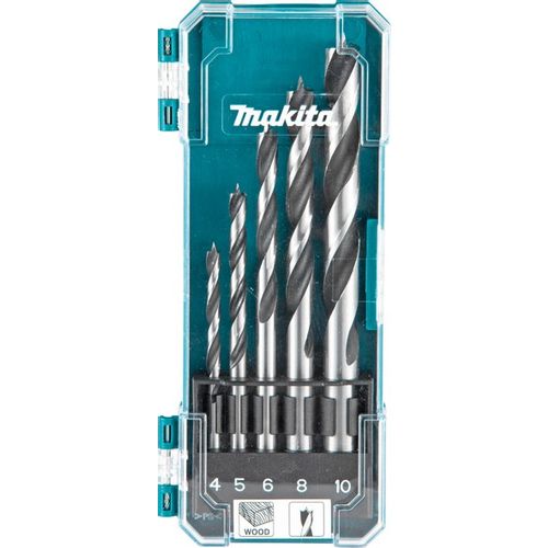 Makita 5-dijelni set svrdala za drvo 4-10mm D-72861 slika 1