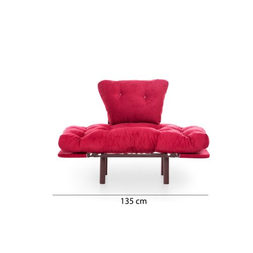 Nitta Single - Maroon Wing Chair slika 14