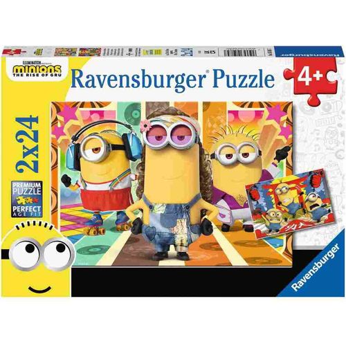 Ravensburger Puzzle Minioni u akciji 2x24kom slika 1