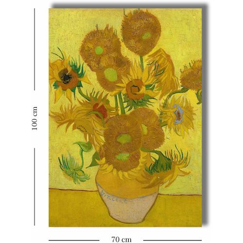 70100VANGOGH023 Multicolor Decorative Canvas Painting slika 3