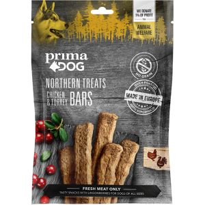 PrimaDog Northern treats Bars Piletina i Ćuretina 80 g