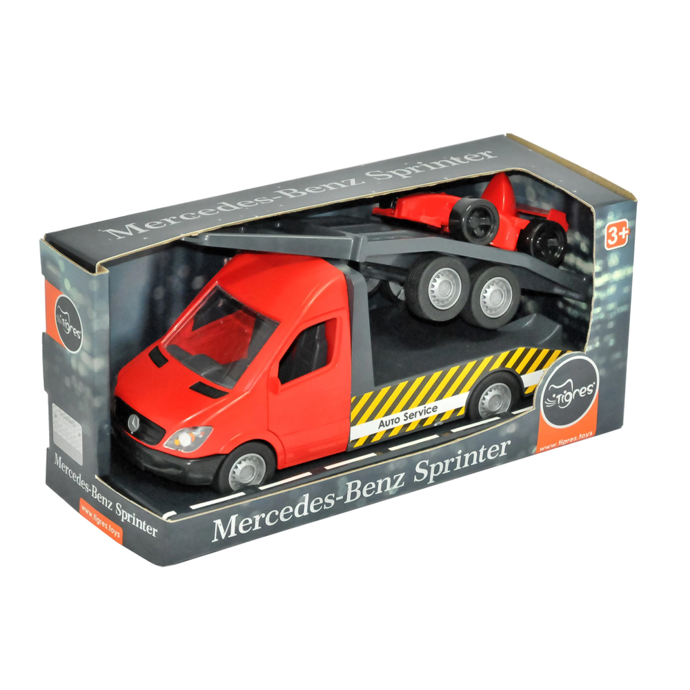 Tigres Mercedes-Benz Sprinter Šlepa sa prikolicom 39740 - Crvena slika 2