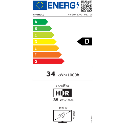 Grundig LED TV 43 GHF 5200 slika 2