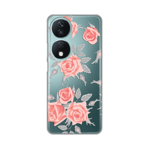 Torbica Silikonska Print Skin za Honor X7b Elegant Roses