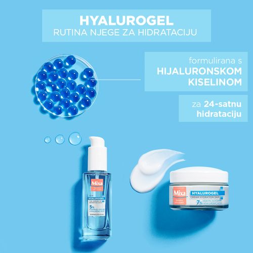 Mixa Hyalurogel Light intenzivna hidratacija, osjetljiva normalna i dehidrirana koža 50 ml slika 4