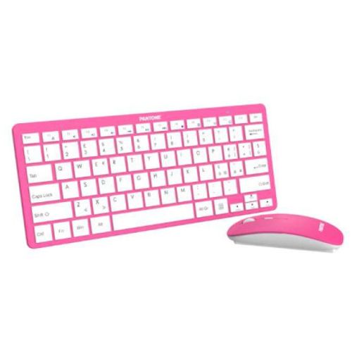 PANTONE IT COLLECTION bežična tastatura sa mišem u PINK boji slika 1