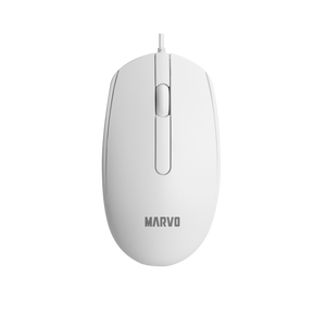 MARVO OFFICE MS003 WH WIRED MOUSE WHITE