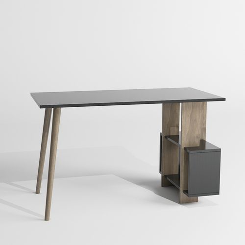 Woody Fashion Studijski stol, Lagomood Side - Anthracite, Walnut slika 5