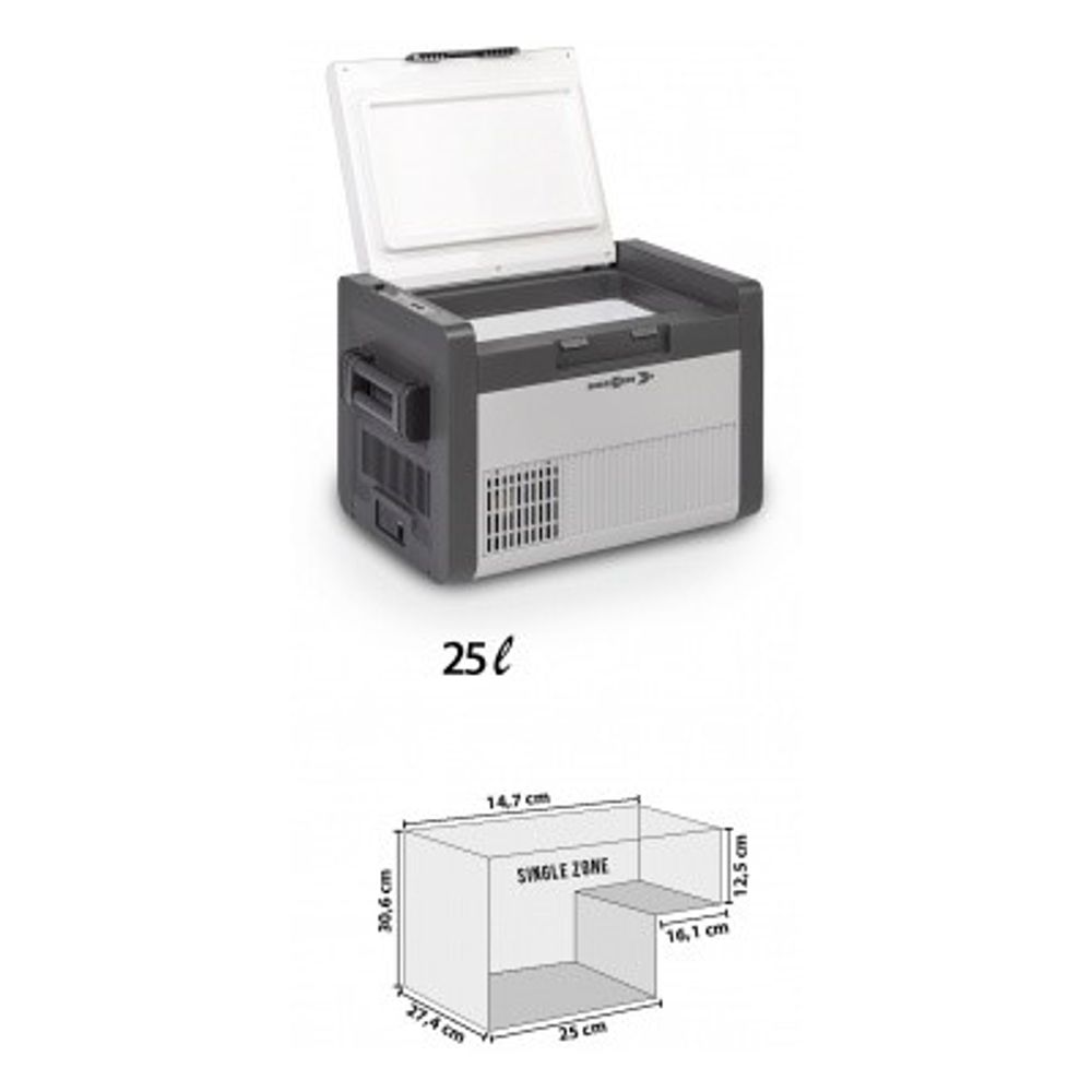Brunner Prenosni kompresorski frižider/zamrzivač Polaris Criomaster 25 slika 13