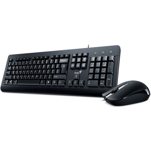 Genius Komplet tastatura i miš KM-160 , USB, BLACK, SER slika 1