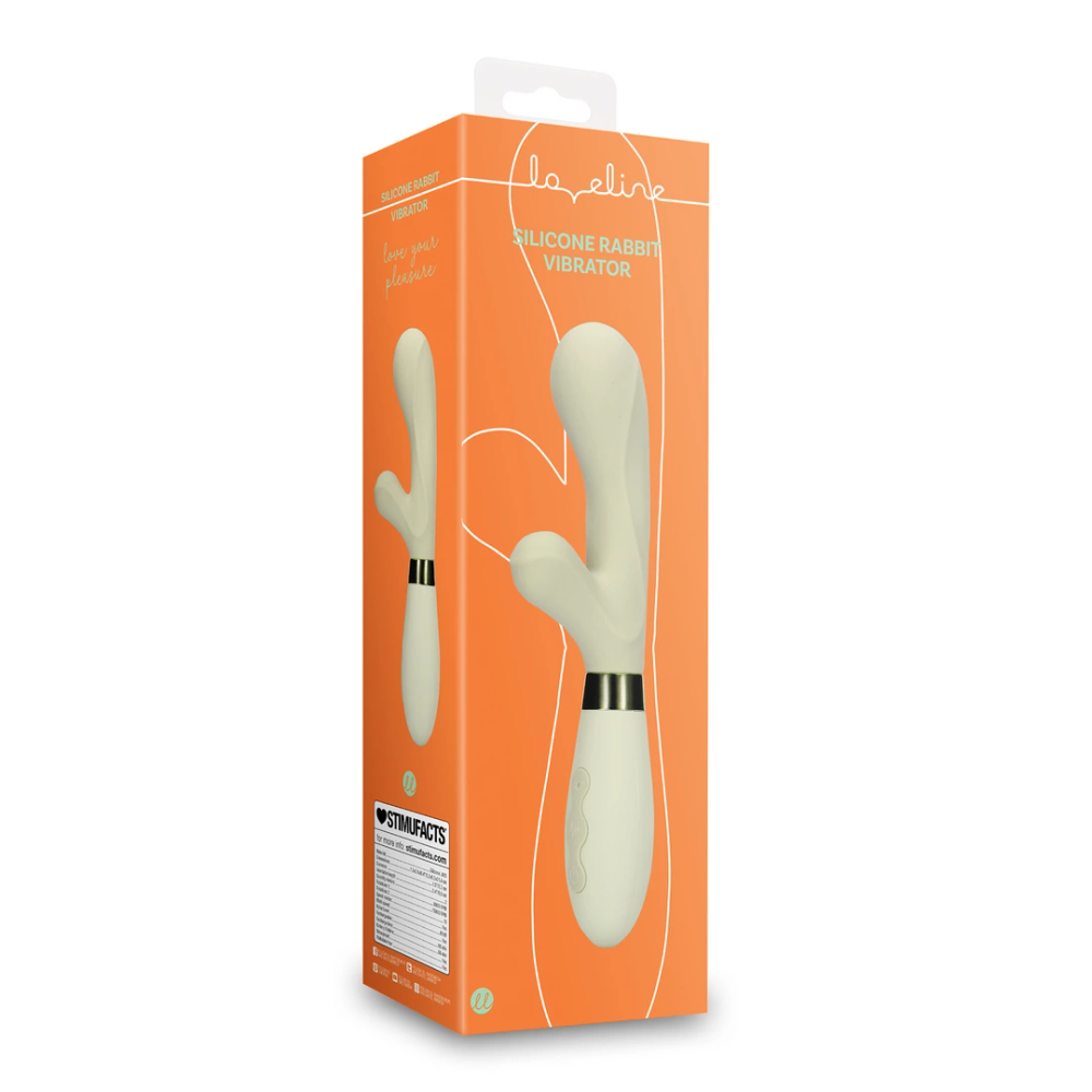 Loveline by Shots Silikonski vibrator Rabbit - Misty Green slika 3