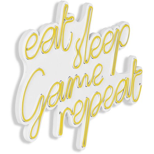 Wallity Ukrasna plastična LED rasvjeta, eat sleep game repeat - Yellow slika 16