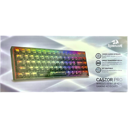 Redragon Tipkovnica Castor Pro K631CTB RGB Pro slika 9