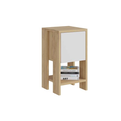 Ema - Sapphire Oak, White Sapphire Oak
White Nightstand slika 5