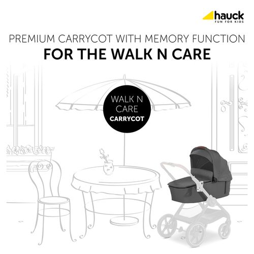 Hauck košara Walk N Care - Dark grey slika 3