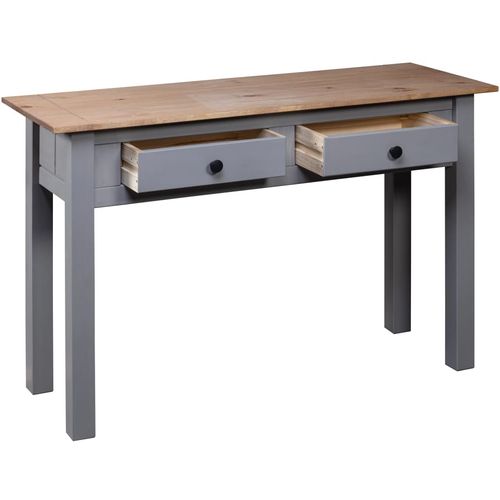 Konzolni stol od borovine sivi 110x40x72 cm asortiman Panama slika 34