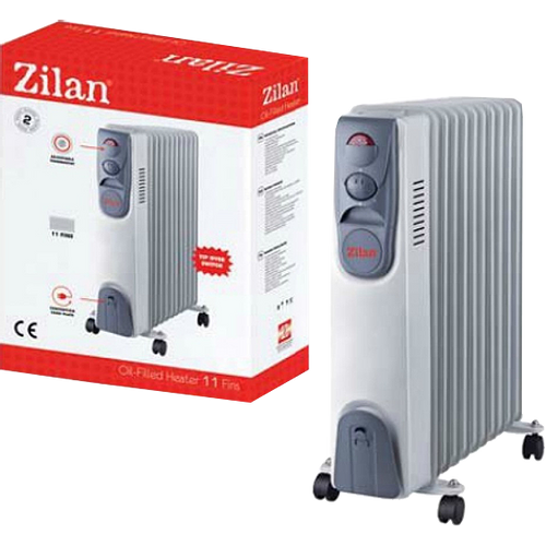 Zilan Uljni radijator Premium, 2500 W, 11 rebara - ZLN2128 slika 2