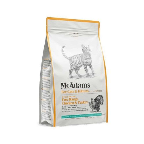 McAdams Cats and Kittens Free Range Chicken&Turkey 1,5 kg slika 1