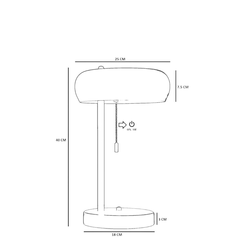 Opviq Stolna lampa 583, menta slika 5