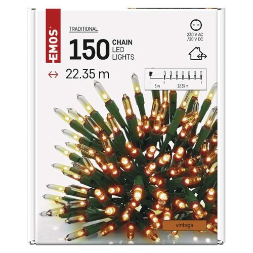 Emos LED svetlosni lanac - tradicional 150 LED 223m MTG-D4AW12 slika 3