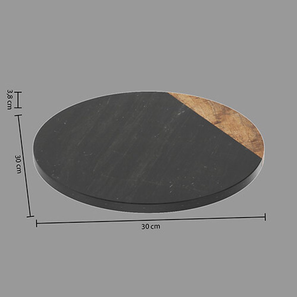 SG daska marble fi 30cm crna slika 4