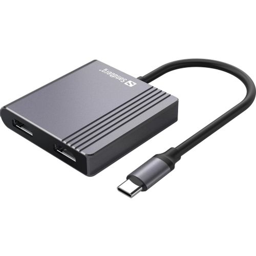 Sandberg USB-C docking stanica za 2 monitora s HDMI i Power Delivery slika 1