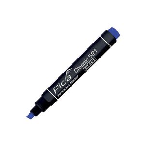 Pica Marker Classic plavi marker sa koso rezanom vrhom