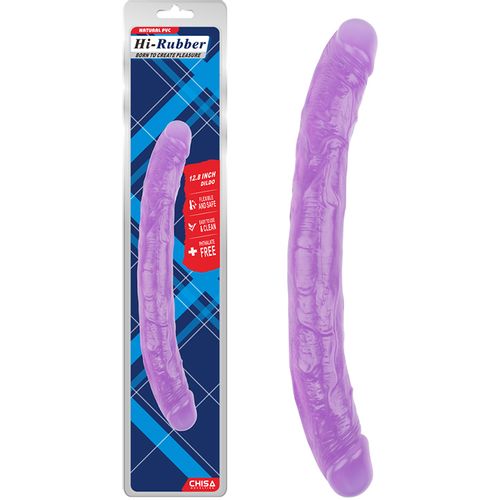 Ljubicasti dupli dildo 33cm slika 1