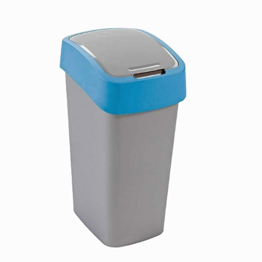 Curver kanta za otpatke 45 l siva / plava FLIP slika 2
