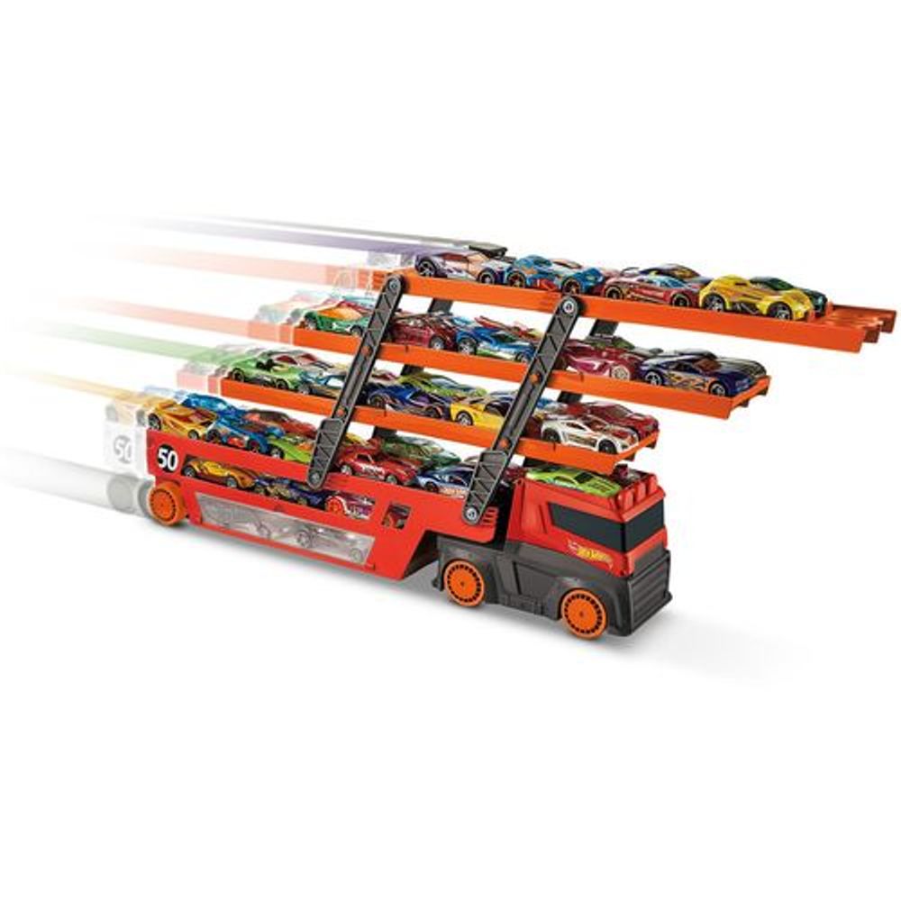 Hot Wheels Mega Hauler - Kamion transporter slika 3