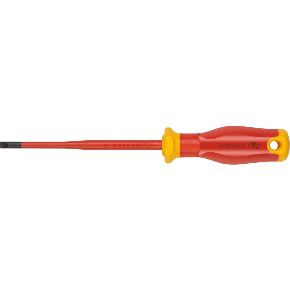 Hogert Odvijač izolirani ravni 5.5x125 mm, 1000 V, S2, VDE slika 1